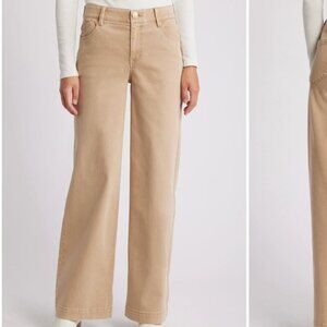 Wit & Wisdom Ab Solution High Rise Beige Flare Jeans